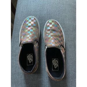VANS Classic Slip-On Iridescent check style